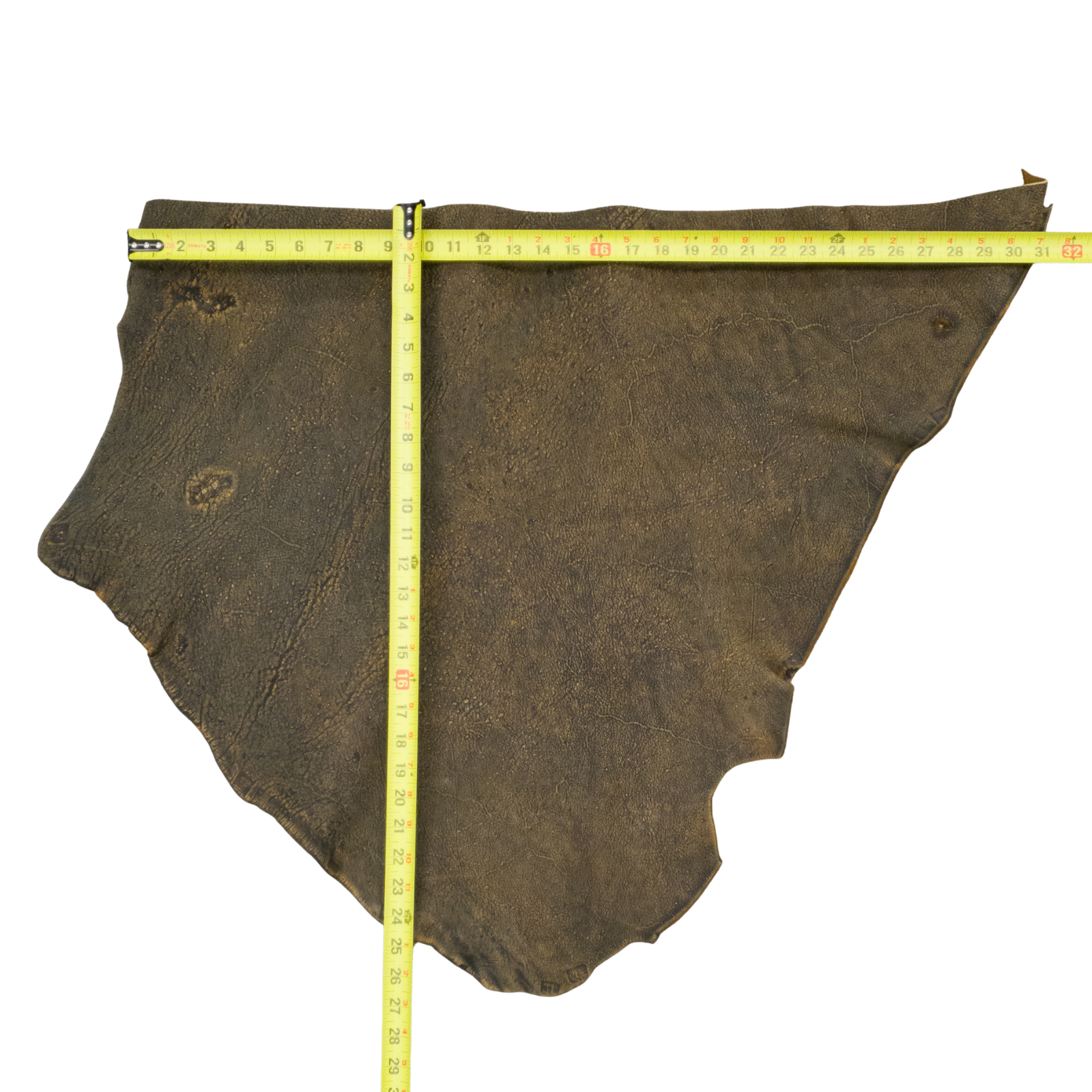 Genuine Giraffe Leather Hides, Antique Saddle Safari Non-Stock, 4-5 oz, 1-5 Sq Ft, 3 (3 Sq Ft) | The Leather Guy