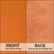 Burnt Orange Cowhide Leather – Pebble Grain 3–4 oz | Boca Burnt Orange, | The Leather Guy