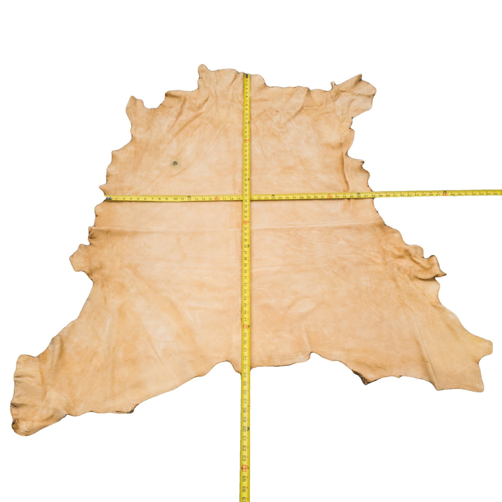 Smoke Commercial Brain Tanned Elk, 20 Sq Ft / Hide 1 / 4-5 | The Leather Guy