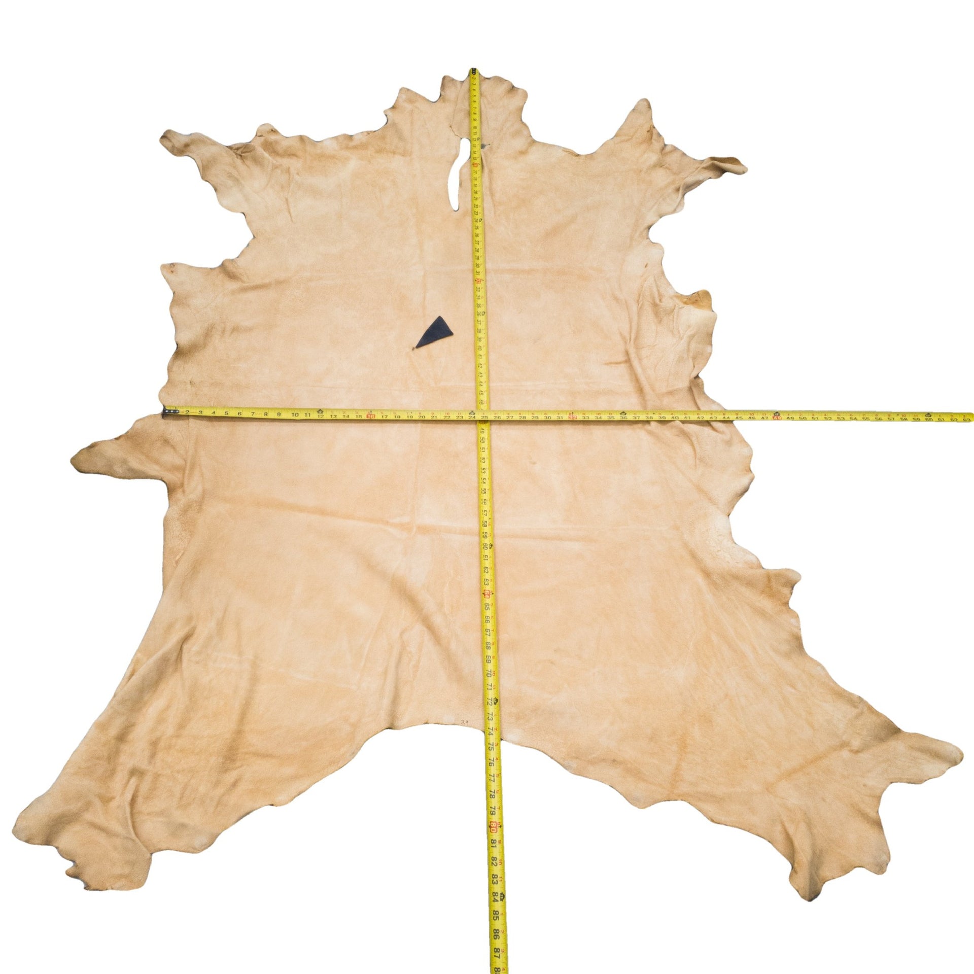 Smoke Commercial Brain Tanned Elk, 29 Sq Ft / Economy / Hide 1 / 4-5 | The Leather Guy