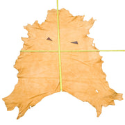 Smoke Commercial Brain Tanned Elk, 29.5 Sq Ft / Economy / Hide 1 / 5-6 | The Leather Guy