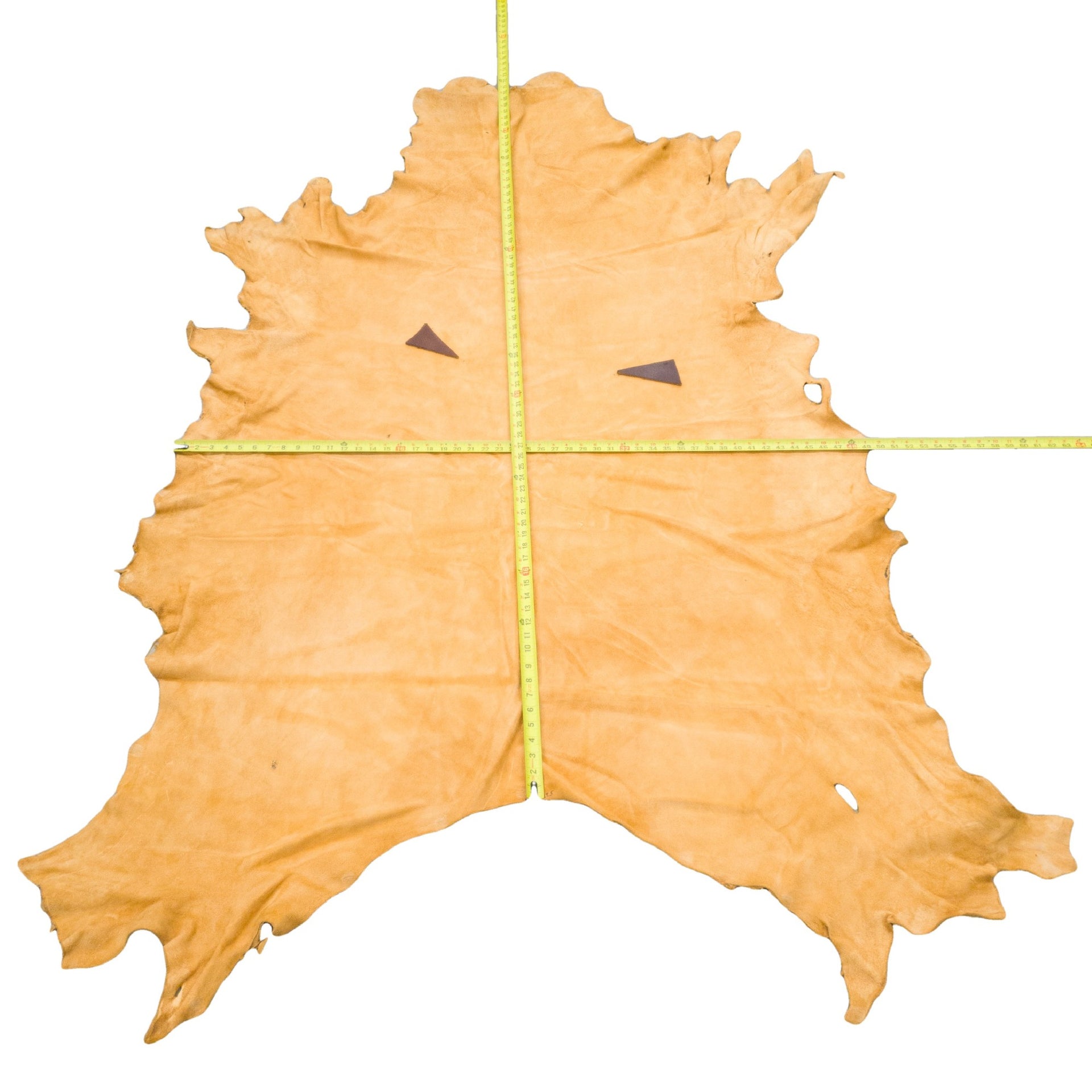 Smoke Commercial Brain Tanned Elk, 29.5 Sq Ft / Economy / Hide 1 / 5-6 | The Leather Guy