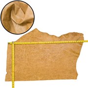 Light Browns, 4-20 Sq Ft Upholstery Cowhide Project Pieces, Beach Sand / 6 / 1 | The Leather Guy