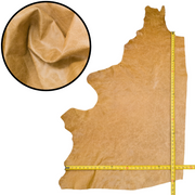 Light Browns, 4-20 Sq Ft Upholstery Cowhide Project Pieces, Beach Sand / 7 / 3 | The Leather Guy