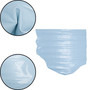 Solid Colors, Patent Cow Handbag Leather, Sides and Project Pieces, Beautiful Blue / Project Piece (Bottom) / 6.5-7.5 Sq Ft | The Leather Guy