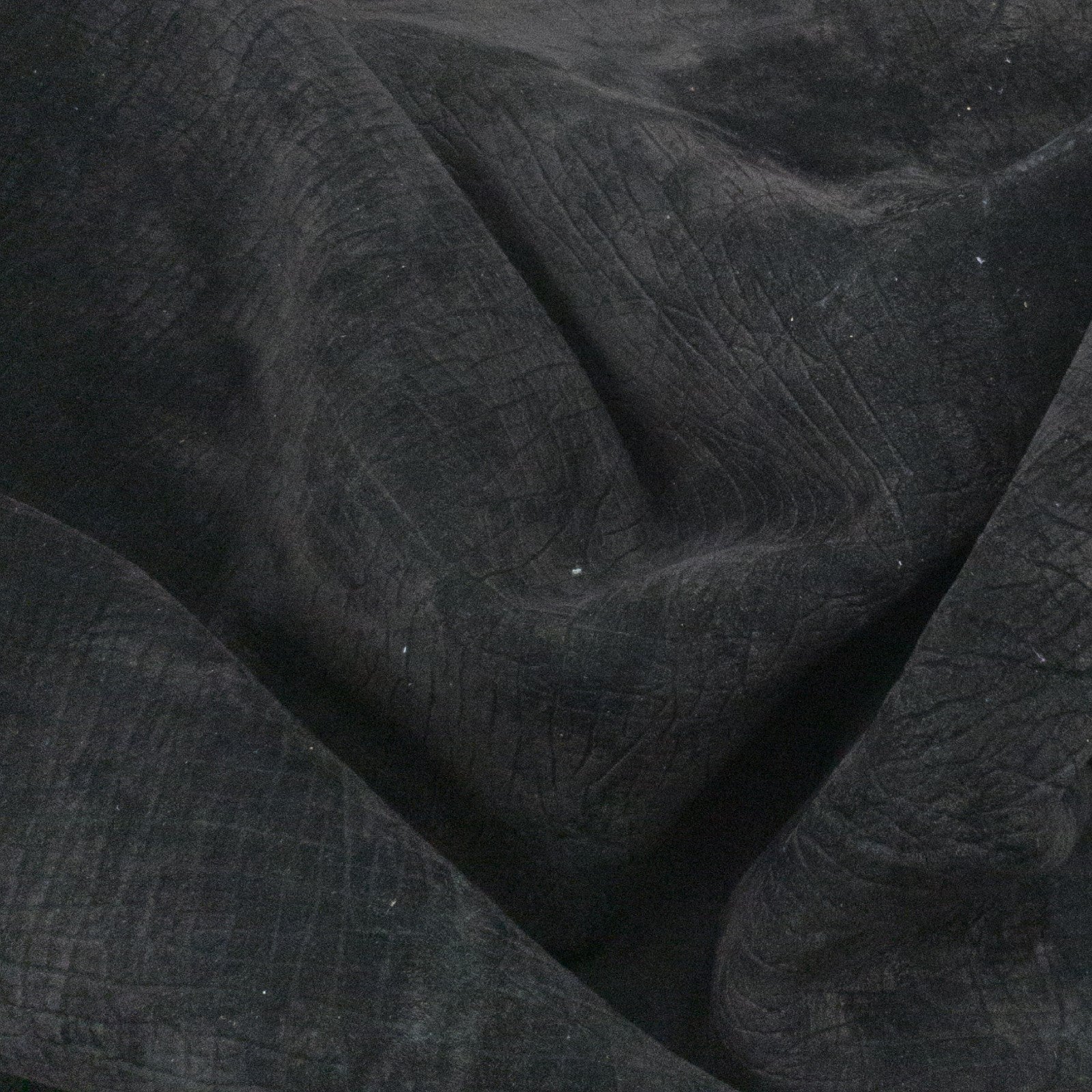 Bellowing Black, 5-6 oz, 1-4 Sq Ft, Genuine Hippo Hides,  | The Leather Guy