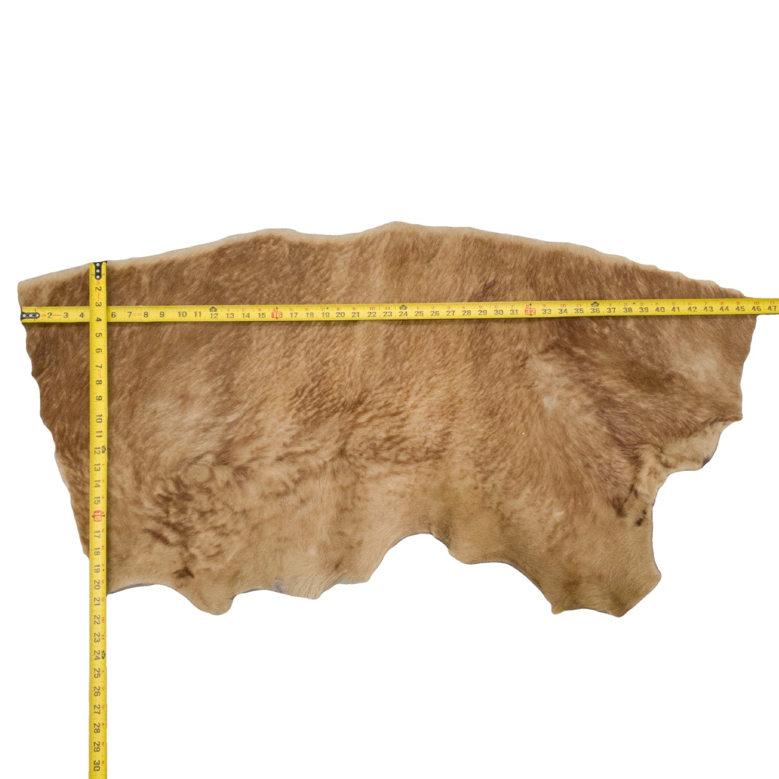 Bi-Color Browns, 4-8 Sq Ft Hair-on Cowhide Project Pieces, 5 / 1 | The Leather Guy