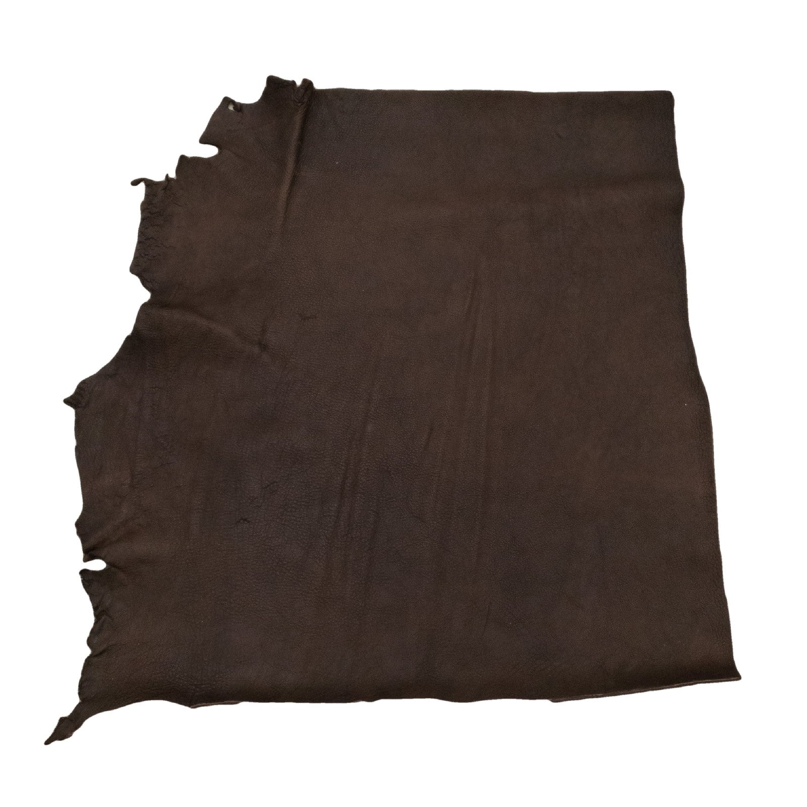 Check-In Chocolate, 7-9 oz, 12-23 SqFt, Flyin' Bison Sides and Project Pieces, Middle Piece / 6.5-7.5 Sq Ft | The Leather Guy