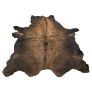 Hair on Bison Rug Tanned Hide Buffalo Robe 73" x 84",  | The Leather Guy