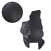 Solid Color Cowhide Handbag Leather Sides 3-4oz, Glossy Black / Side / 9-11 | The Leather Guy