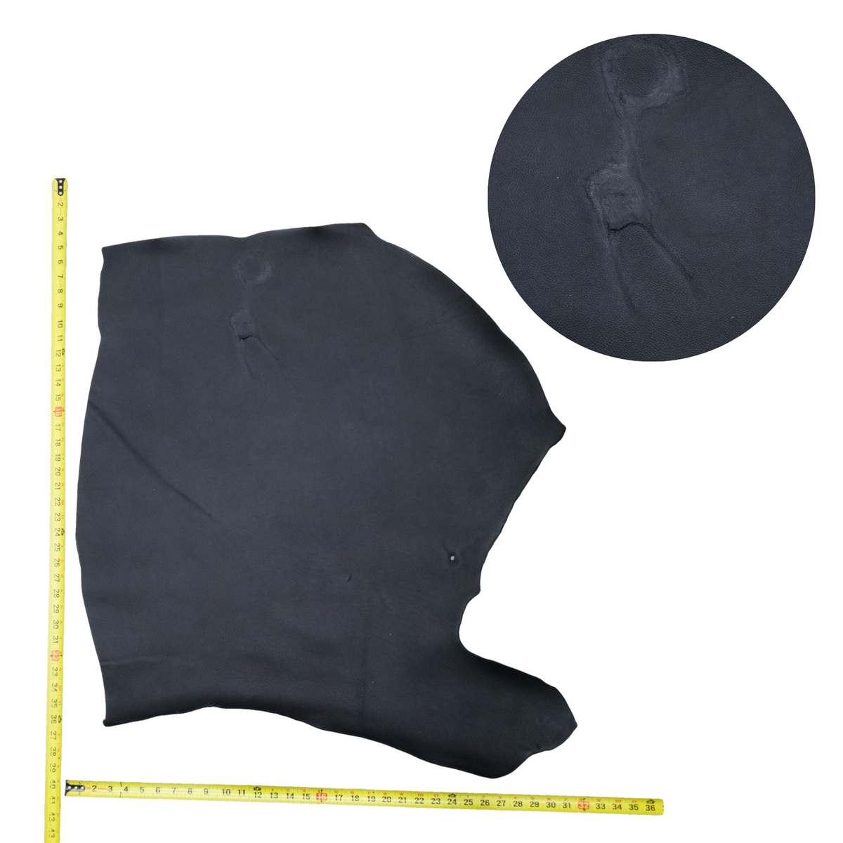 Grunge Branded Project Pieces, 5-6 oz Oil Tan, Limited Stock, 5 Sq Ft - Black 1 | The Leather Guy