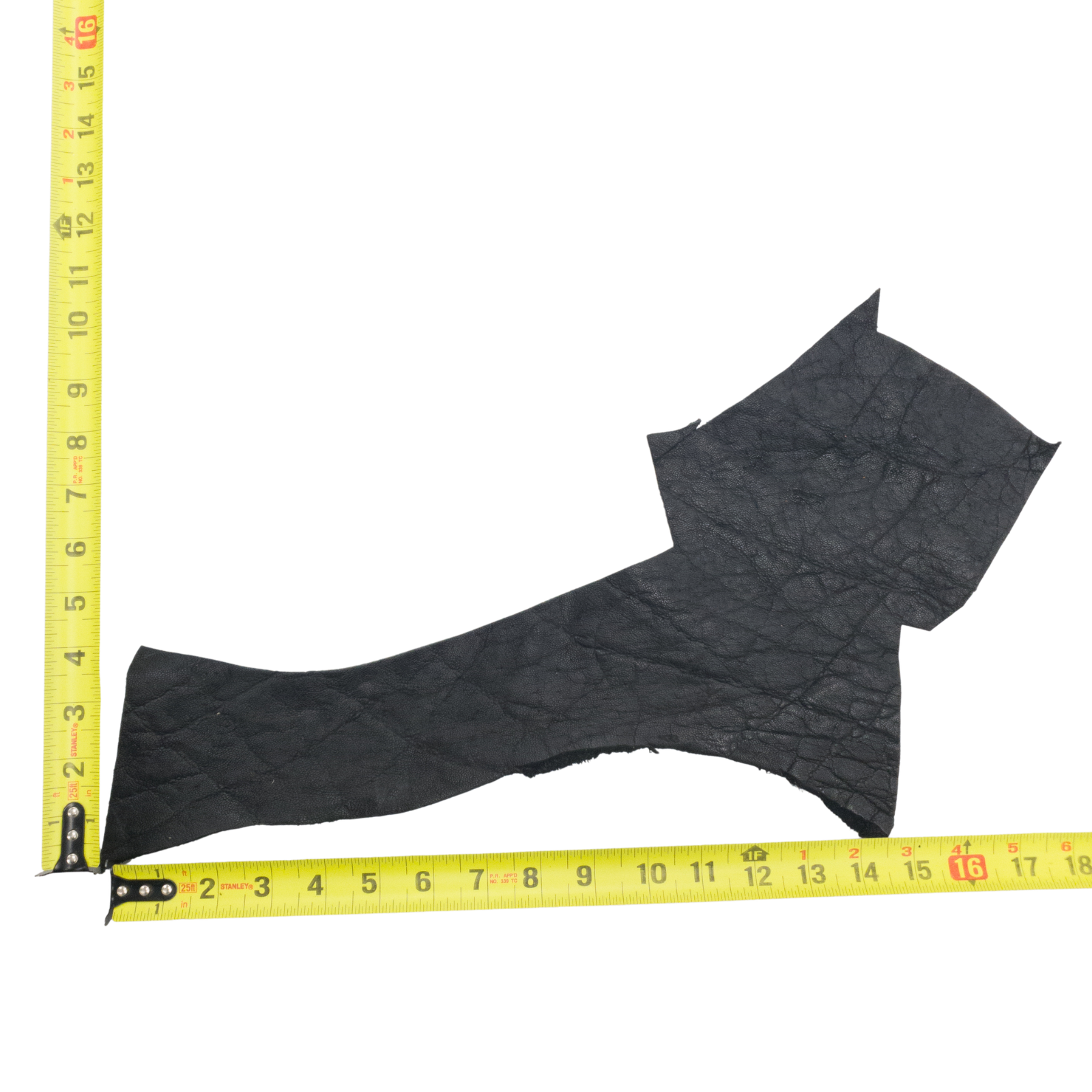Genuine Elephant Nonstock Project Pieces, 4.5-5.5 oz, 0.5-1.5 Sq Ft, Black / < 1 Sq Ft / Hide 2 | The Leather Guy