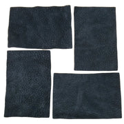 Genuine Carpincho (Capybara) Leather, 3 - 4 oz, Chrome Tan Pre-Cuts, Black (4-5oz) / 4"x6" | The Leather Guy
