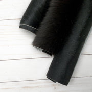 Black, 3-8 Sq Ft Hair-on Cowhide Project Pieces,  | The Leather Guy