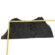 Black, 3-8 Sq Ft Hair-on Cowhide Project Pieces, 4 / 1 | The Leather Guy