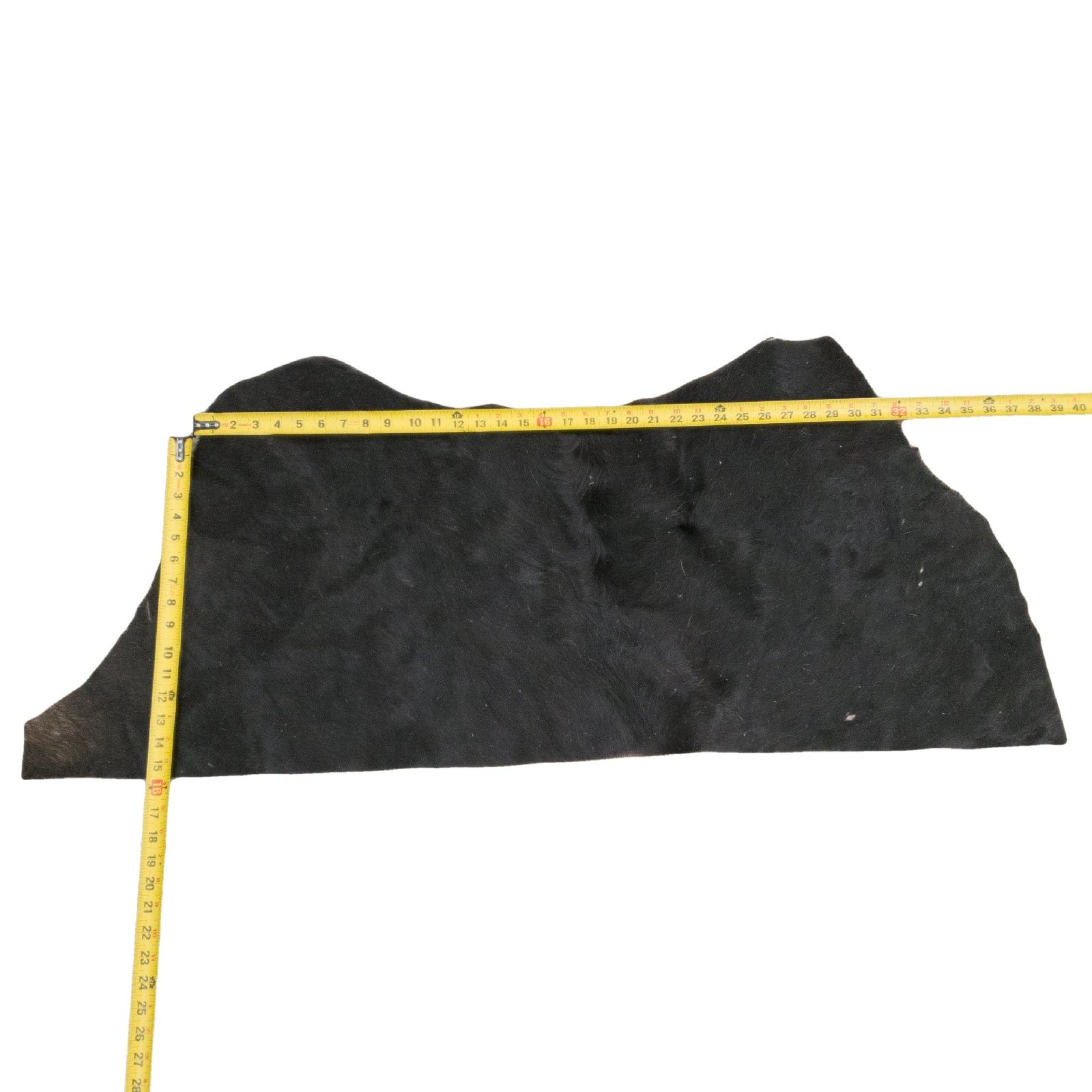 Black, 4-10 Sq Ft Hair-on Cowhide Project Pieces, 4 / 1 | The Leather Guy