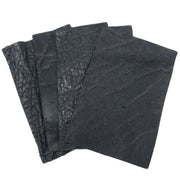 Genuine Elephant Nonstock Pre-cuts, 4.5-5.5 oz, Various Colors, Black Licorice / 4" x 6" | The Leather Guy