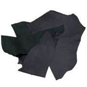 Black 1-3 Sq Ft, 3-6 oz , Oil Tanned Remnant Bags,  | The Leather Guy