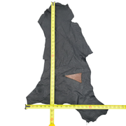 Ostrich, 1-2 Sq Ft, Project Pieces, Black / 2 Sq Ft / 1 | The Leather Guy
