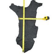 Ostrich, 1-2 Sq Ft, Project Pieces, Black / 2 Sq Ft / 2 | The Leather Guy