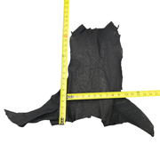 Ostrich, 1-2 Sq Ft, Project Pieces, Black / 1 Sq Ft / 3 | The Leather Guy