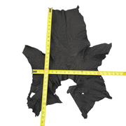 Ostrich, 1-2 Sq Ft, Project Pieces, Black / 1 Sq Ft / 5 | The Leather Guy
