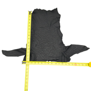 Ostrich, 1-2 Sq Ft, Project Pieces, Black / 1 Sq Ft / 6 | The Leather Guy