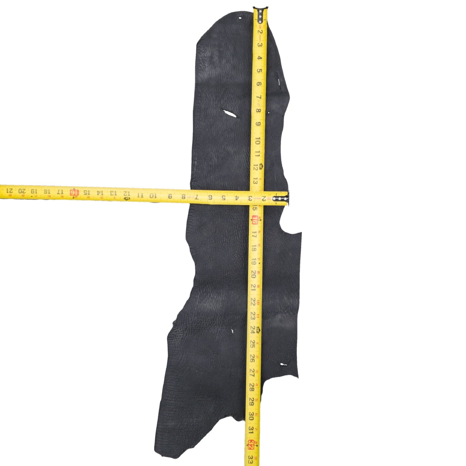 Genuine Shark Leather Project Pieces, 3 - 5 oz, Mixed Colors Remnant Bag, Black / 1 (1.5 Sq Ft) | The Leather Guy