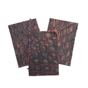 Pirarucu Amazon Bass , 5-7 oz, Nonstock Pre-cuts, Bleeding Heart / 4 x 6 | The Leather Guy