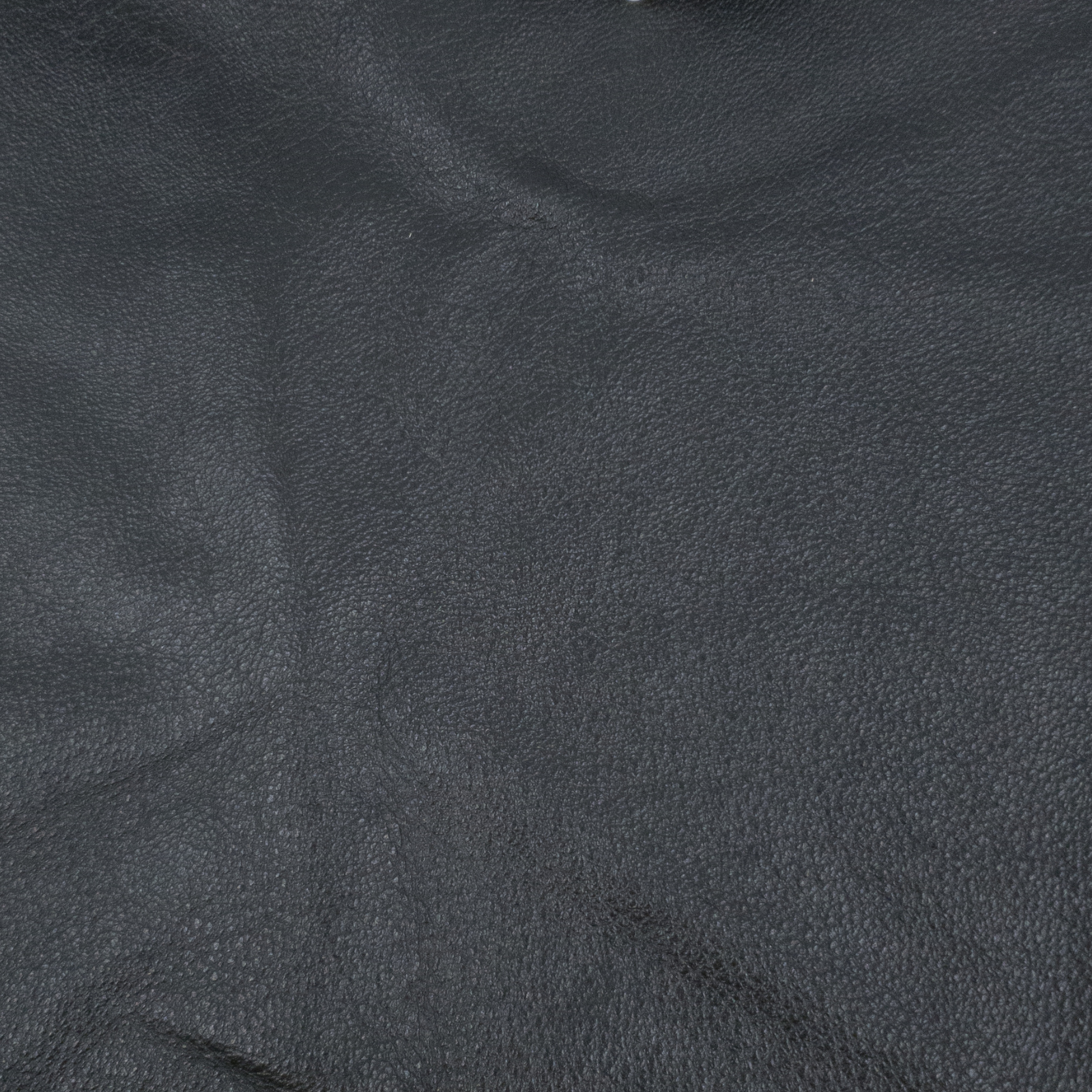 Upholstery Project Pieces Cowhide Leather – 2–4 oz Various Grain – Fits 14” & 19” Bar Stool Tops, Gray-Black / 14 inches / Bold Black | The Leather Guy
