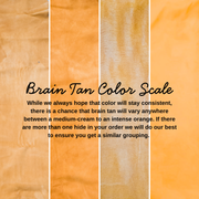 Smoke Commercial Brain Tanned Deer, | The Leather Guy