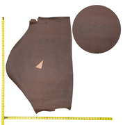 Grunge Branded Project Pieces, 5-6 oz Oil Tan, Limited Stock, 4 Sq Ft - Brown 2 | The Leather Guy