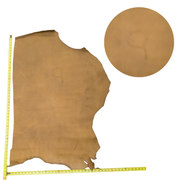 Grunge Branded Project Pieces, 5-6 oz Oil Tan, Limited Stock, 8 Sq Ft - Brown 3 | The Leather Guy