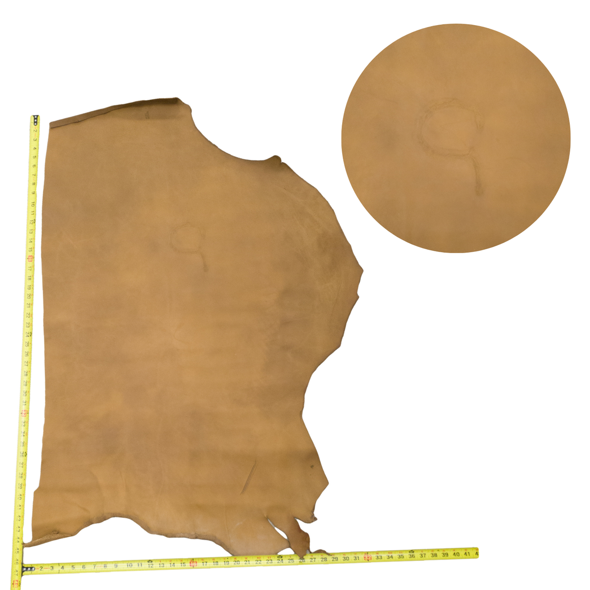 Grunge Branded Project Pieces, 5-6 oz Oil Tan, Limited Stock, 8 Sq Ft - Brown 3 | The Leather Guy