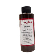 Angelus Acrylic Antique Leather Finish 4 oz | Leather Antique, Brown | The Leather Guy