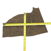 Genuine Giraffe Leather Hides, Brown Safari Non-Stock, 4-5 oz, 1-5 Sq Ft, 2 (1.25 Sq Ft) | The Leather Guy
