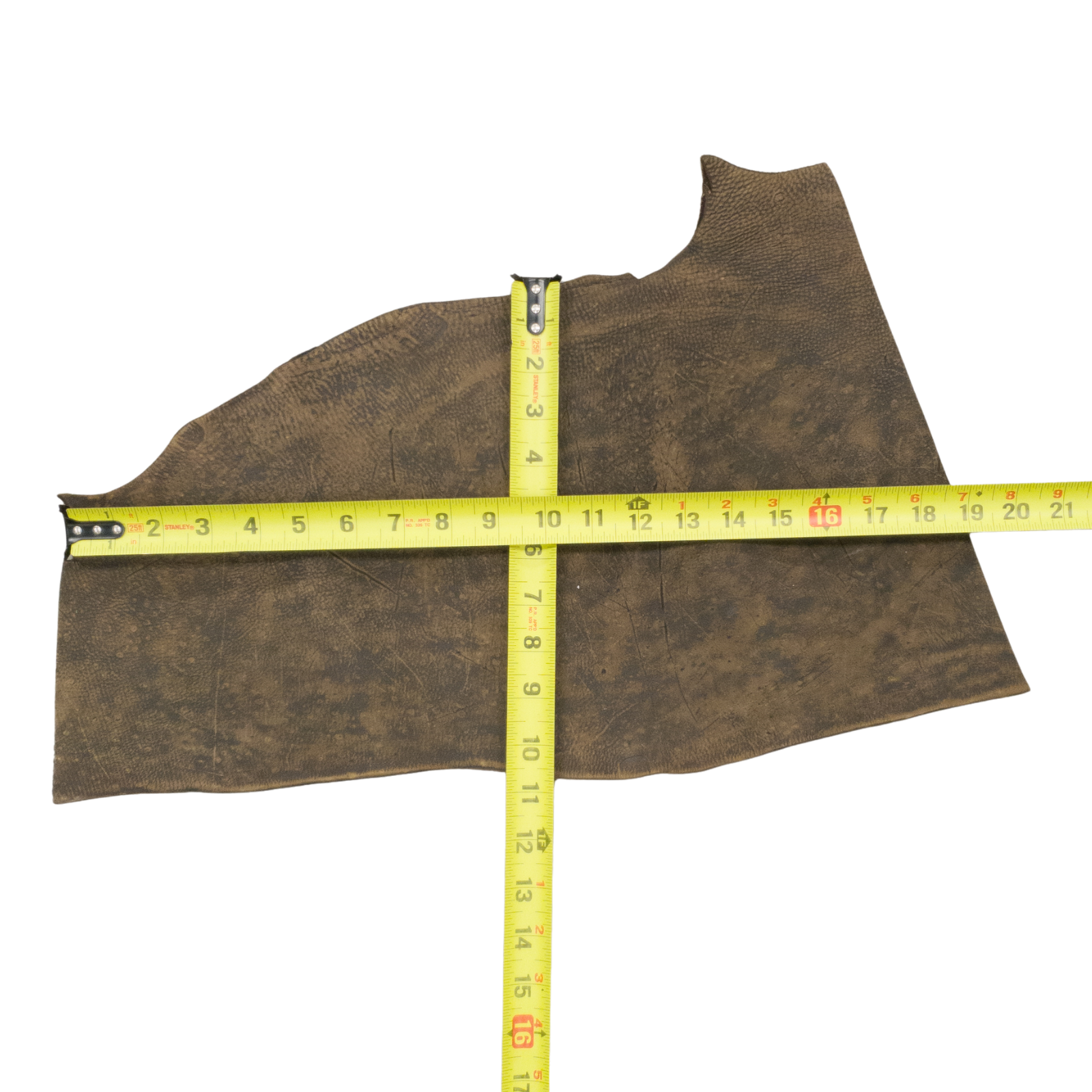 Genuine Giraffe Leather Hides, Brown Safari Non-Stock, 4-5 oz, 1-5 Sq Ft, 2 (1.25 Sq Ft) | The Leather Guy