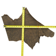 Genuine Giraffe Leather Hides, Brown Safari Non-Stock, 4-5 oz, 1-5 Sq Ft, 3 (1.75 Sq Ft) | The Leather Guy