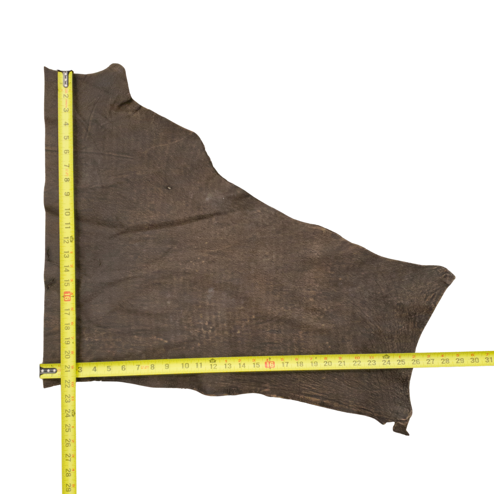 Safari Brown, 3-4 oz, Project Pieces, Genuine Wildebeest Hides, 2.75 Sq Ft | The Leather Guy