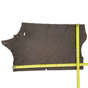 Safari Brown, 3-4 oz, Project Pieces, Genuine Wildebeest Hides, 3 Sq Ft | The Leather Guy