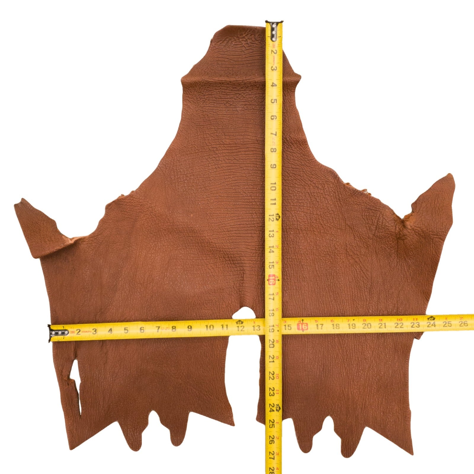 Genuine Shark Leather Project Pieces, 3 - 5 oz, Mixed Colors Remnant Bag, Brown / 4 (2.25 Sq Ft) | The Leather Guy