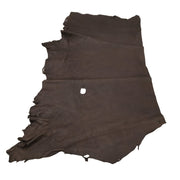Check-In Chocolate, 7-9 oz, 12-23 SqFt, Flyin' Bison Sides and Project Pieces, Side / 12-14 Sq Ft Low-Grade | The Leather Guy