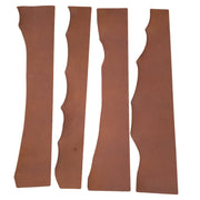 Oil Tan, 6-7 oz Belly Strips, 1-2 SqFt, Chestnut / 6"x48" Average | The Leather Guy