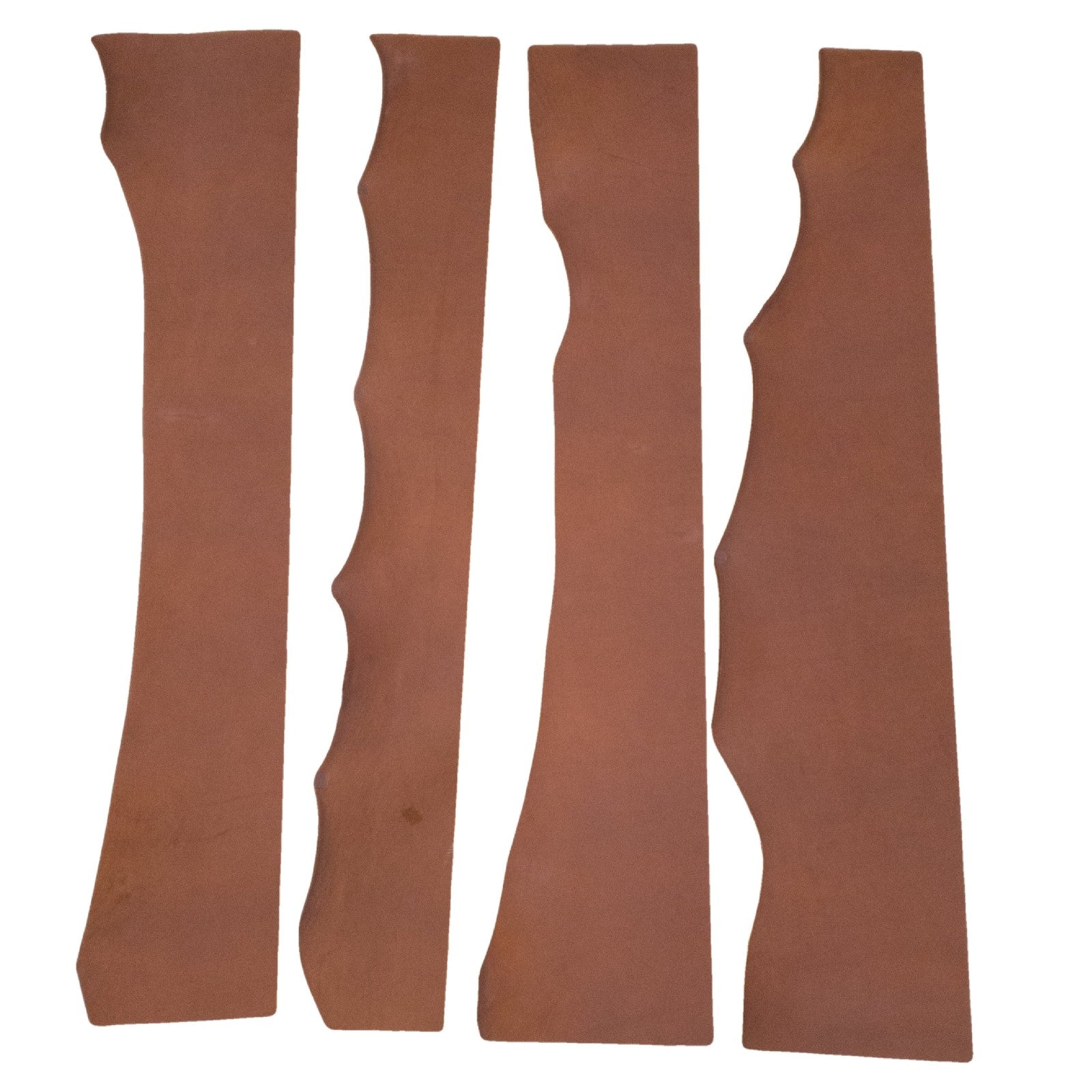 Oil Tan, 6-7 oz Belly Strips, 1-2 SqFt, Chestnut / 6"x48" Average | The Leather Guy