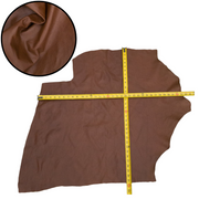 Dark Browns, 3-16 Sq Ft Upholstery Cowhide Project Pieces, Cinnamon Stick / 6 / 1 | The Leather Guy
