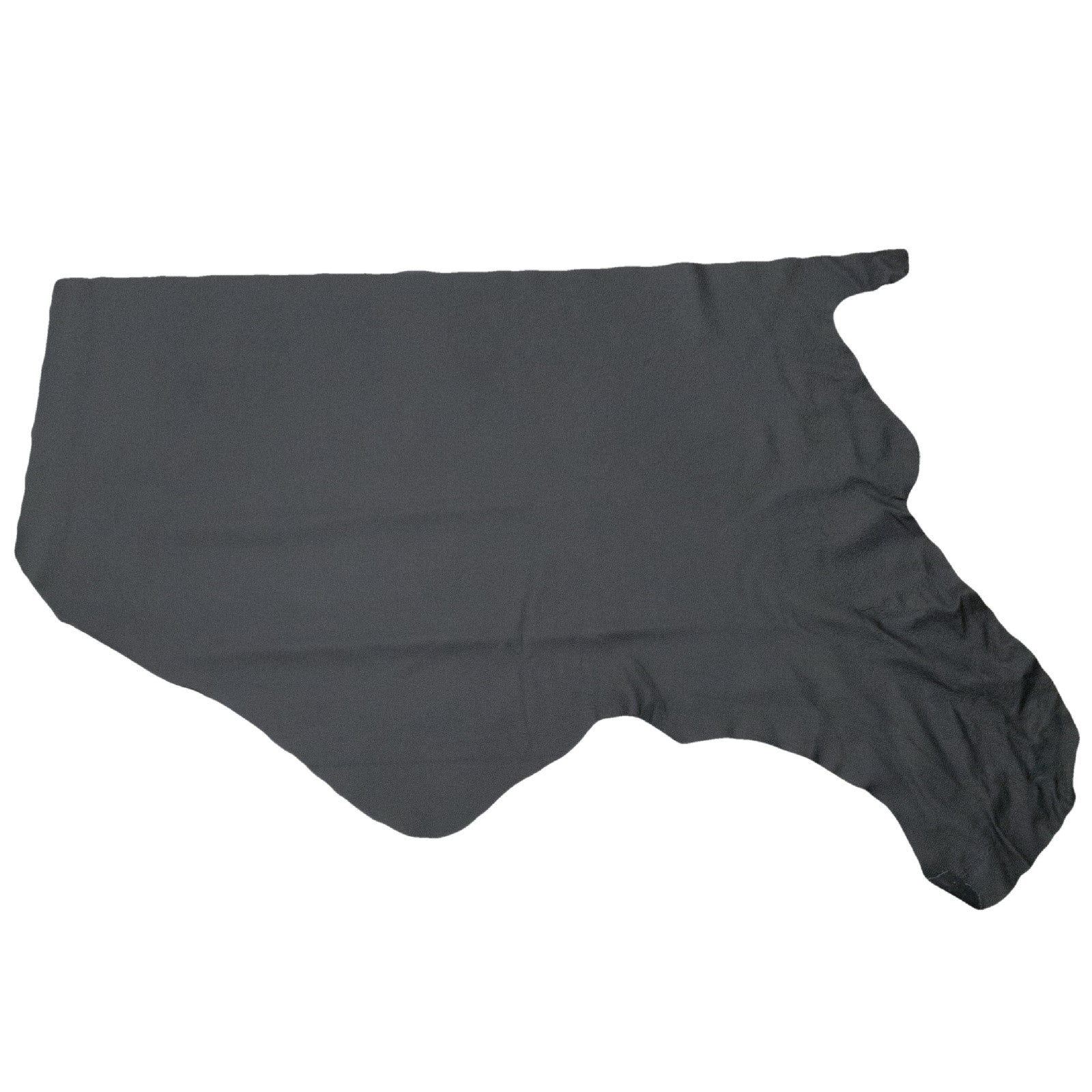 Classic Black, 5.5-20 Sq Ft, 2.5-3 oz Cow Hides, Vital Upholstery Collection, Bottom Piece / 5.5-6.5 | The Leather Guy