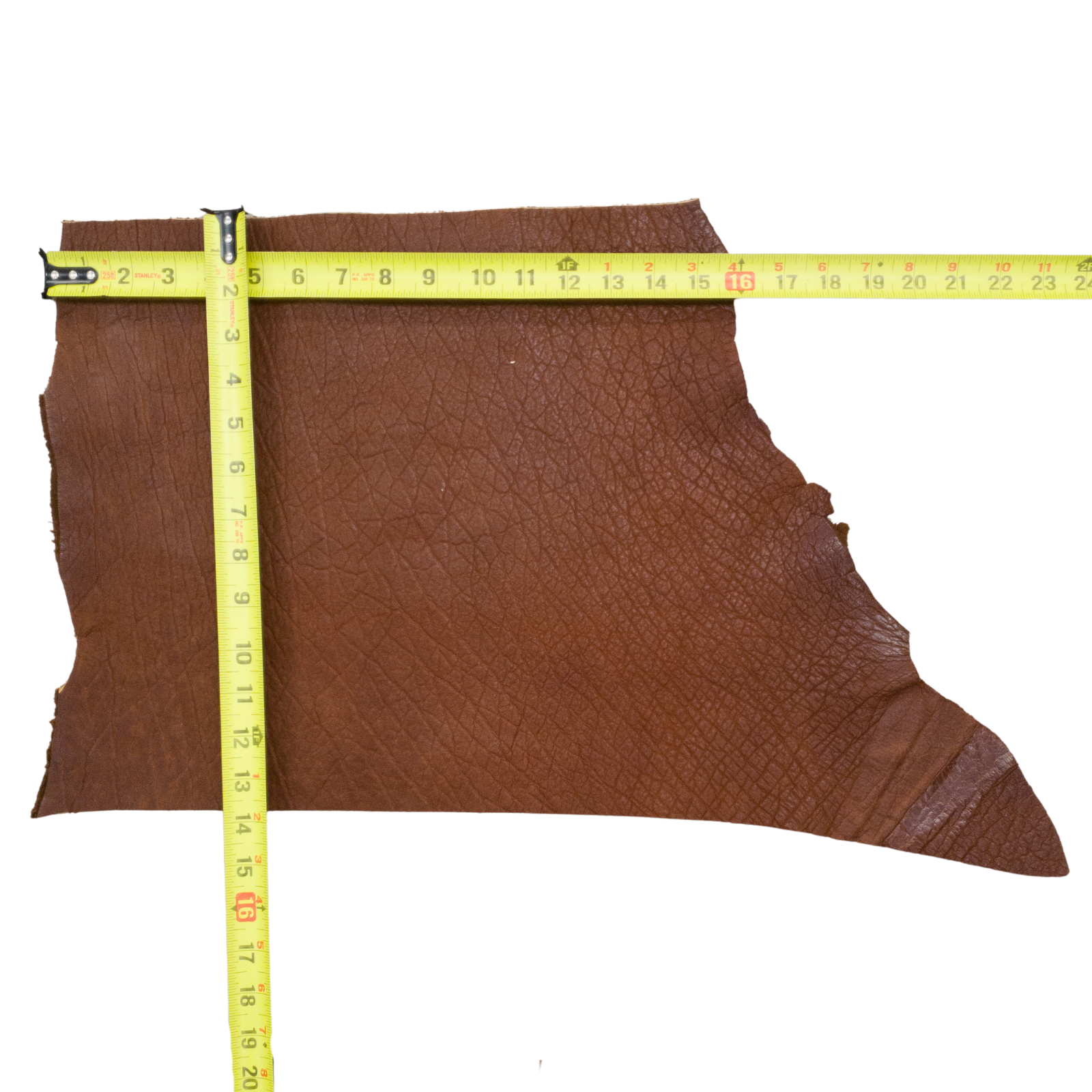Redcliff Clay Brown, 4-5 oz, 2-4 Sq Ft, Genuine Elephant Hides, 1 / Hide 2 | The Leather Guy