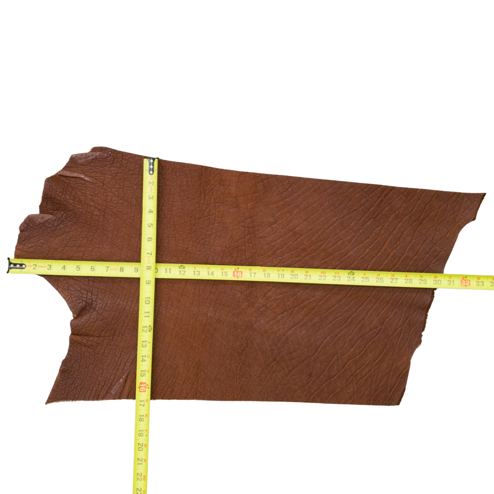 Redcliff Clay Brown, 4-5 oz, 2-4 Sq Ft, Genuine Elephant Hides, 3 / Hide 1 | The Leather Guy
