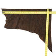Genuine Elephant Leather Hides, Cognac Safari Non-Stock, 4-5 oz, 1-4 Sq Ft, 4 (2 Sq Ft) | The Leather Guy