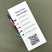 The Leather Guy Essential Leathers Sample Rings, Tried n' True Lace 1/8" | The Leather Guy